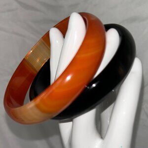 Pair of Autumn Glass Bangles